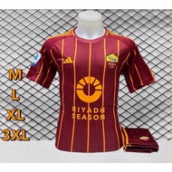 Roma Football Uniform 2024/2025 Jersey + Pants