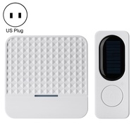 Farfi Solar Power Doorbell High Sensitivity IP65 Waterproof US/EU Plug Practical Loud Wireless Doorb