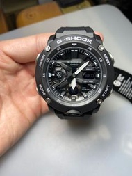 CASIO卡西歐G-SHOCK 碳纖維核心防護構造 防水200米 (消光黑) GA-2000S-1A