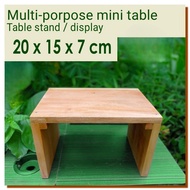 Multipurpose Table Stand Display 20x15x7 cm Mini Table Craft