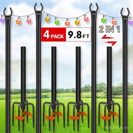 Support Pole Light Stand Outdoor Light String Light Stand Balcony Ground Pole Garden Hot-selling Lig