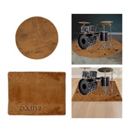 [Dolity2] Drum Rug Electrical Drum Carpet Floor Protection Drum Accessories for Music Studio Jazz Drum Performing Electric Drum Stage