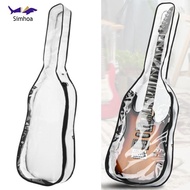 Simhoa Electric Guitar Dust Cover Transparent TPU 39 Inch Electric Guitar Bag