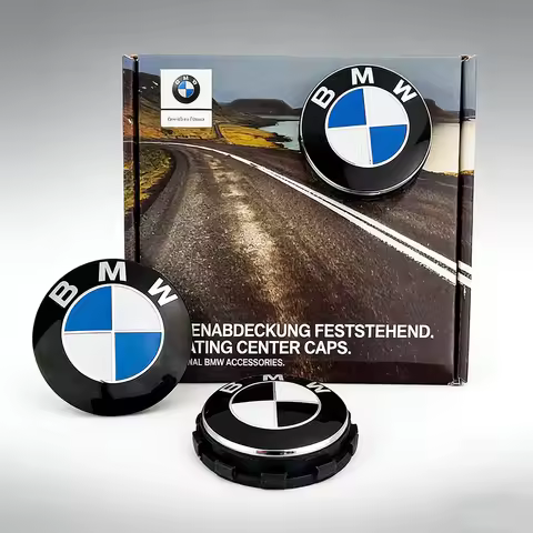 4Pcs/set 68MM 56MM Blue White Floating Wheel Center Cap For BMW M 1 2 3 4 5 7 Series X1 X3 X4 X5 X6 