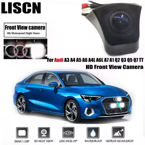 Car Front View Camera For Audi A3 A4 A5 A6 A4L A6L A7 A1 Q2 Q3 Q5 Q7 TT HD Night Vision waterproof P