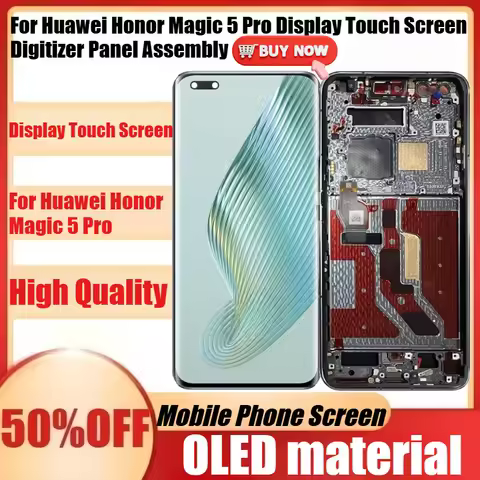 New OLED Lcd for Huawei Honor Magic 5 Pro Display Touch Screen Digitizer Panel Assembly for Magic5 P