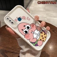 CHENYYKA Casing Hp VIVO Y17 Y15 Y12 Y12i Y3 Y3s 2020 Case SpongeBob Casing ponsel Anti drop HP silik