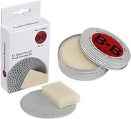 Borciani Bonazzi Brush Cleaner Combo Set - 2-in-1 Paint Brush Cleaner with Deep Cleansing Soap & Sil