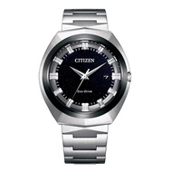 Citizen Eco-Drive Black Dial Silver Stainless Steel Strap Men Watch BN1014-55E