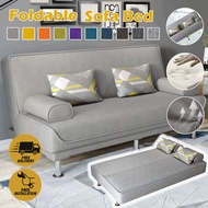 Folding Sofa Bed Waterproof 3D Fabric Double Three-person Multifunctional Sofa Living Room Fabric Lazy Sofa