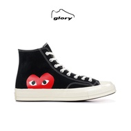 Converse Chuck Taylor All Star 70's Hi x Comme des Garcons Play CDG Black White