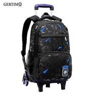 School Bags With Wheels Kids Teenage Boys Girls Large Trolley Schoolbag Orthopedic Wheeled Backpacks Book Bag;Mochila Infantil