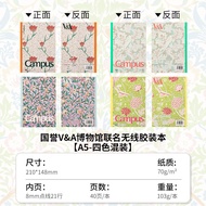 Kokuyo V&A Museum Limited Edition Thickened Business Office Learning Notebook Retro Colored Hard Cov
