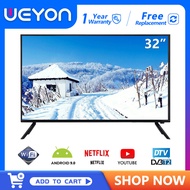 WEYON ทีวี 32 นิ้ว LED HD Android 9.0 TV Wifi  Netflix &amp; Youtube ด้วยพอร์ต HDMI / USB / T2, หน่วยความจำ 1 + 8G