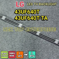 LG 43UF640T / 43UF640T-TA LED TV BACKLIGHT BARU (NEW) READY STOCK 43UF640