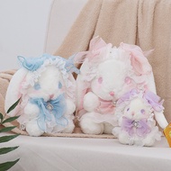 แผ่นภาพเด็กมากตุ๊กตากระต่ายโลลิต้ากระต่ายสีขาวของเล่นตุ๊กตาเด็กผู้หญิงตุ๊กตากระต่ายน่ารัก