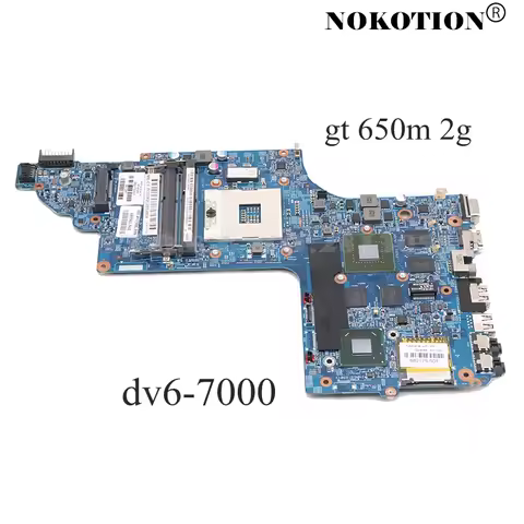 682172-001 682175-501 682174-001 Main Board For HP pavilion DV6 DV6-7000 Laptop Motherboard 48.4ST06