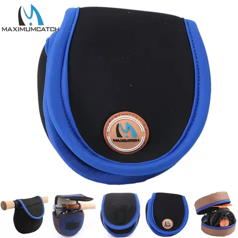 Maximumcatch Neoprene Fly Reel Bag Protective Pouch Cover 3/4/5/6/7/8WT Fly Fishing Reel Case Sleeve