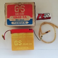 accu acu aki battery motor 6N4B 2A 6 volt original ori GS yamaha dt100 dt125 dt 100 125 dt50 rd50 rd