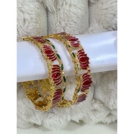 Lotus indian bangles