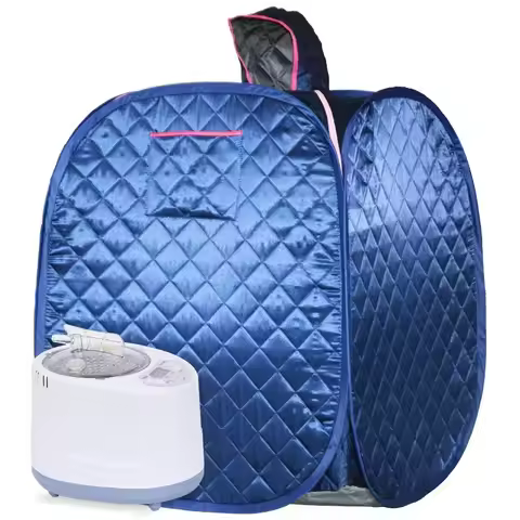 Portable Steam Sauna SPA Room Tent Box with Steamer for One Person Weight Loss Full Body Slimming St