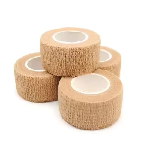 Self Adherent Cohesive Bandage Wrap Stretch Non Woven Self Adhesive Tape - Skin Colour Athletic Elas