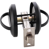 Cincin Tombol Pintu Keluli Tahan Karat Hitam, Tombol Pintu Tersembunyi, Pemegang Pintu Rata, Kunci P