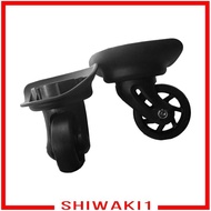 [Shiwaki1] 2 Suitcase Black Suitcase Swivel Castor Wheel