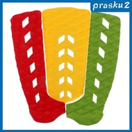 [Prasku2] 3pcs/Set Surfboard Traction Pad Skimboard Tail Pad for Shortboard Funboard