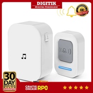 Digitik - KERUI Bell Door Wireless Doorbell Waterproof 60 Tunes 1 Receiver F53