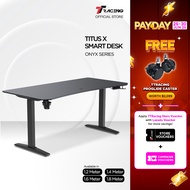 TTRacing Titus X Smart Desk โต๊ะคอม ดีไซน์ล้ำ ปรับระดับความสูงได้ หน้าโต๊ะกว้าง ขอบไร้เหลี่ยม ทนทาน