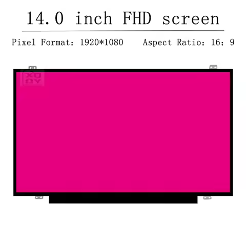 14" Slim LED matrix For HP Elitebook 840 G1/840 G3/840 G4/848 G4/840 G2 laptop lcd screen panel 1920