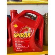Shell G90-140 4L is a premium manual transmission oil Shell Spirax S2 G 90/140 4L