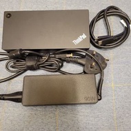 ThinkPad USB -C Dock 40A9 DK1633筆記型電腦擴充基座 docking station 連90w火牛