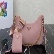 「JL精品代購」極新 Prada 粉色三合一