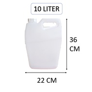 [READY STOCK ] Used plastic 10 liter empty bottle (SUDAH CUCI) second hand 10 Liter plastic bottle w