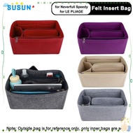 SUSUN Insert Bag, Handbag Felt Liner Bag, Portable Storage Bags Travel Multi-Pocket Bag Organizer for Speedy Neverfull/Longchamp LE PLIAGE