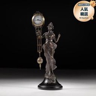 仿古鐘錶 歐式座鐘 古典機械錶 純銅趣味系列 民國西洋人物鐘擺件