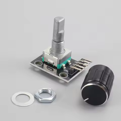 KY-040 360 Degree Infinite Rotary Encoder Module 20 Pulse 5V with Knob for Arduino Raspberry Pi ESP3