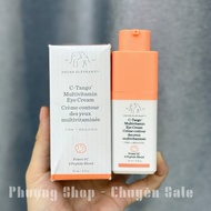 Drunk Elephant C-Tango Eye Cream 15ml – 5 Vitamin C + 8 Peptides, fades dark spots, brightens skin, 