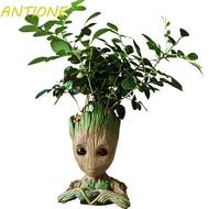 ANTIONE Groot Flower Pot For Kids High Quality Garden Planter Pen Pot Tree Man Groot Model Toys