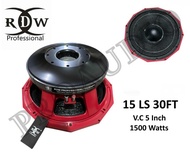 Ready Speaker Subwoofer RDW 15" 15LS30FT VC 5 speaker rdw 15 inch 15