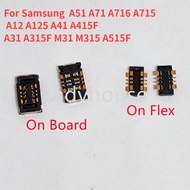 5-20pcs Battery Flex FPC Plug Connector For Samsung Galaxy A51 A71 A716 A715 A12 A125 A41 A415F A31 