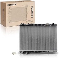 A-Premium Engine Coolant Radiator with Transmission Oil Cooler Compatible with Infiniti Q45 1997-200