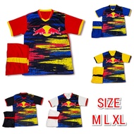 New FUTSAL JERSEY STUFF RED BULL RB LEIPZIG FOOTBALL JERSEY 2021 2022 2023 PRINTING MOTIF DRY-FIT MA