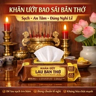 Bao sai wet towel, specialized altar towel - Safe, clean, convenient to use anytime G548-Khanbaosai