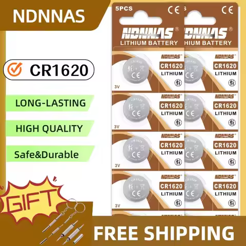 3V CR1620 Battery CR 1620 Button Battery Suitable for Watches, Car Audio Speakers, Scales, Shavers D