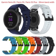 20mm Quick Fit Strap For Garmin Fenix 6S/Fenix 6S Pro/Fenix 5S/5S Plus Watch Band Replacement Wrist Strap Watch Bracelet Accessory
