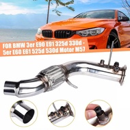 3" 76mm Exhaust Downpipe M57N2 For BMW E90 E91 E92 E93 330xd 325d 330d E60 E61 525d 530d 2004 2005 2