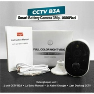 CCTV BATERAI WIFI B3A BATERAI TAHAN LAMA 180 DAYS - PRIMETECH